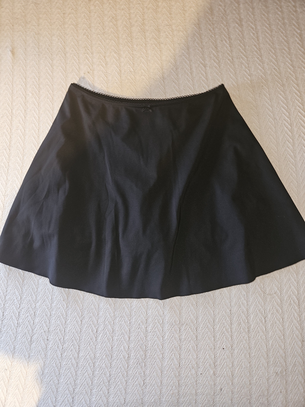 art class Black Flared Skort with Subtle Waist Trim